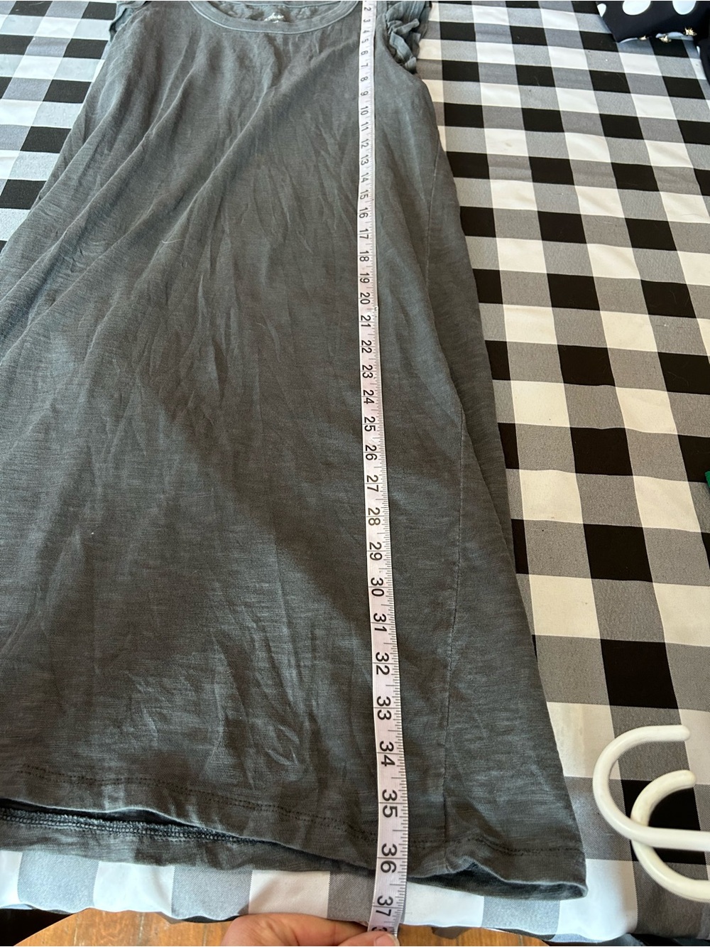 Universal Thread Gray Ruffle Sleeve Midi Dress - Picture 4 of 5